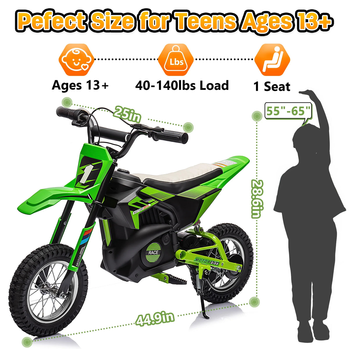 24V Electric Ride on Motocross Bike C41240