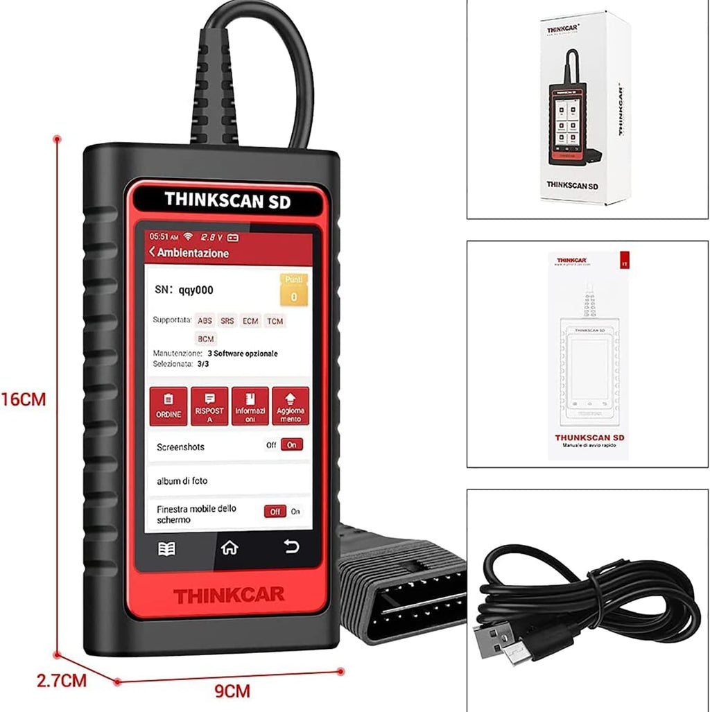 OBD2 Scanner with 28 Reset Car Diagnostic Tool I429025