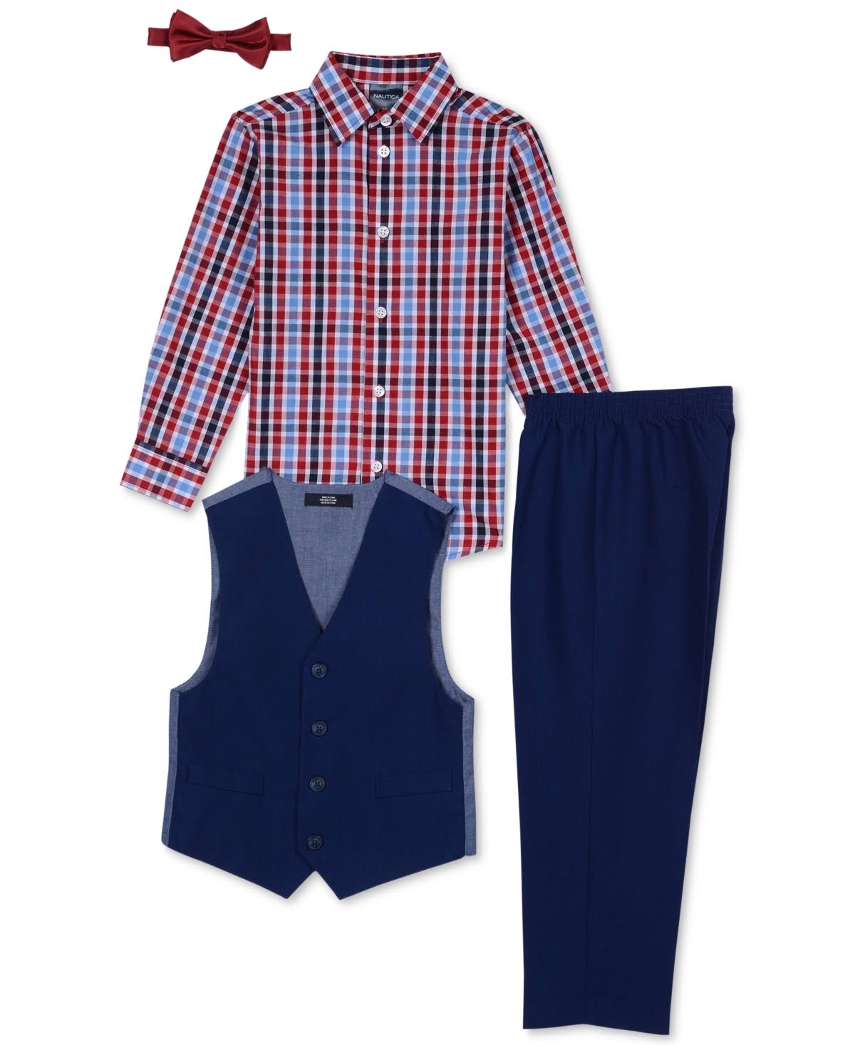 Windowpane Vest Set S582