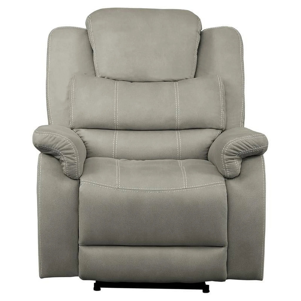 Gray Microfiber Power Reclining Chair G69697