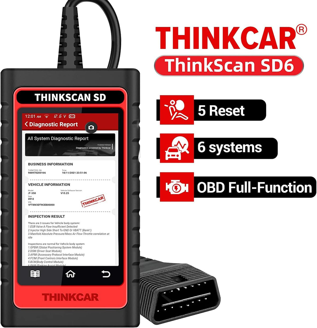 OBD2 Scanner with 28 Reset Car Diagnostic Tool I429025