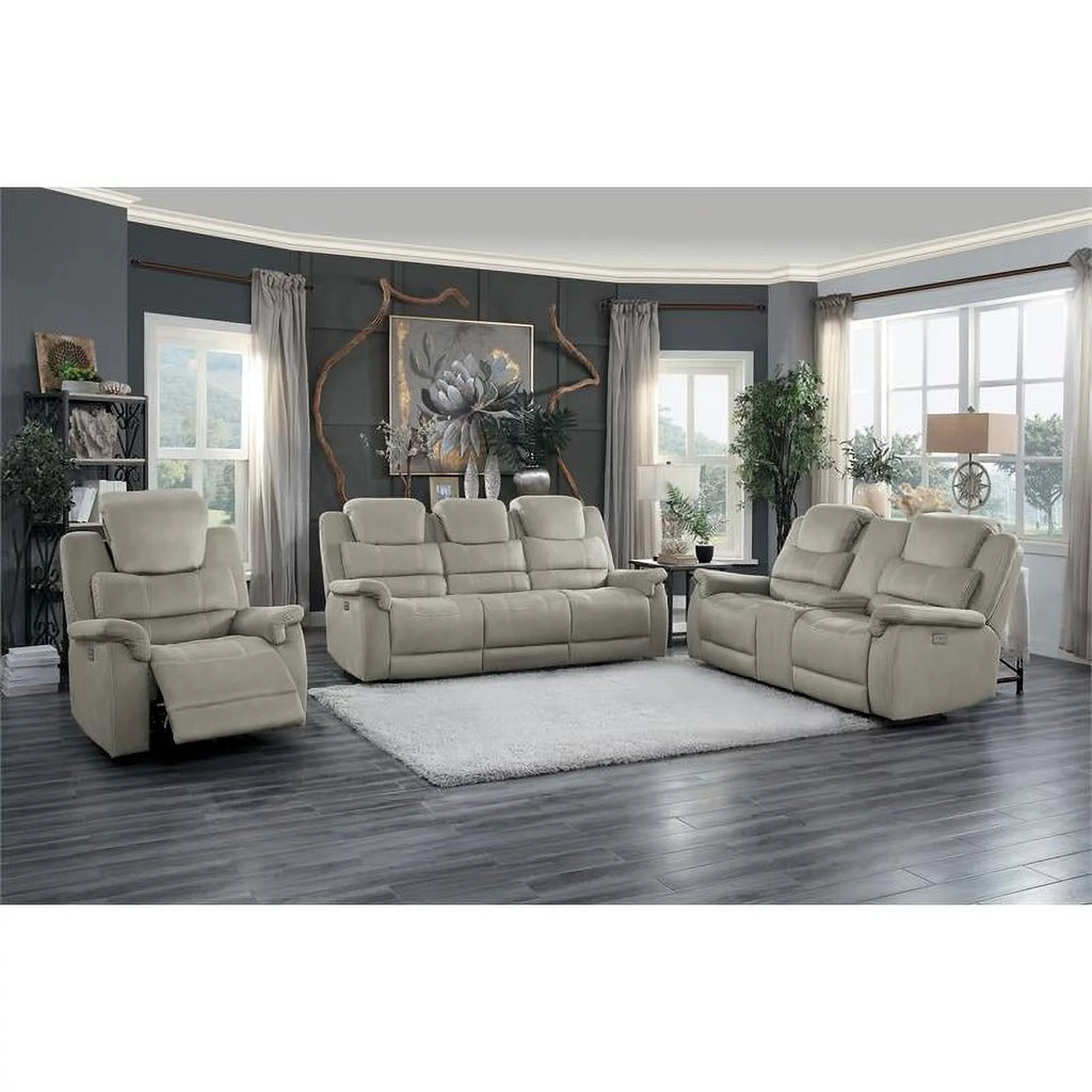 Gray Microfiber Power Reclining Chair G69697