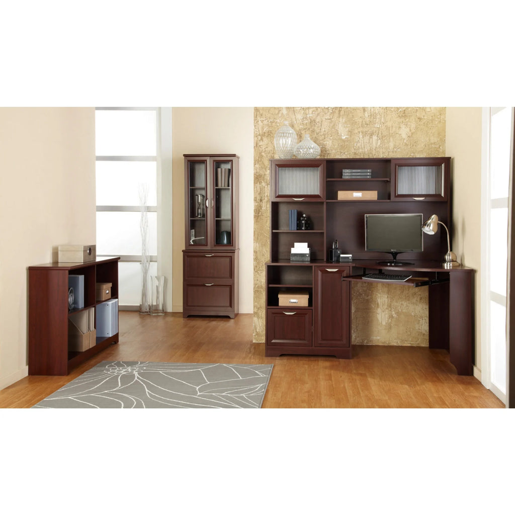 60"W Corner Desk, Classic Cherry A34317