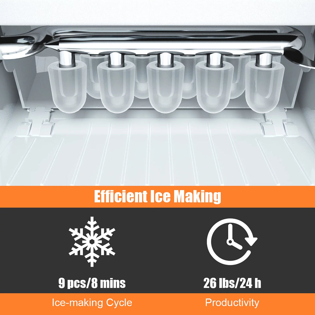 Portable Countertop Ice Maker with Scoop K709
