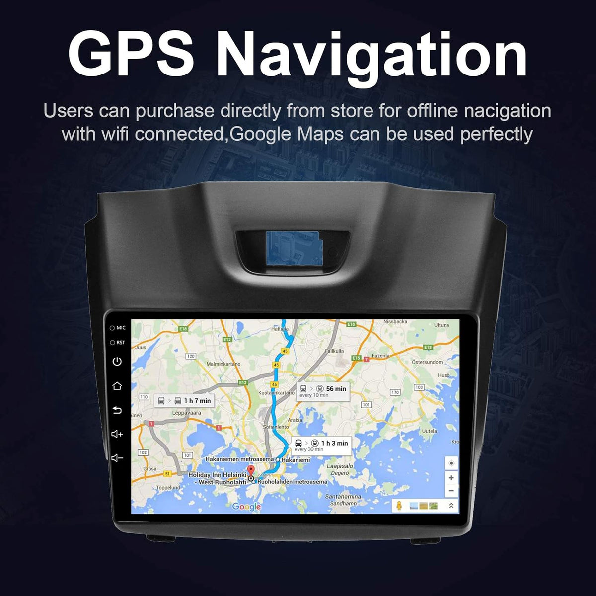 9 inch Capacitive Touch Screen Car Stereo with Bluetooth for Isuzu D-MAX Z972649
