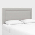 California King Chenille Tweed Upholstered Headboard A502077