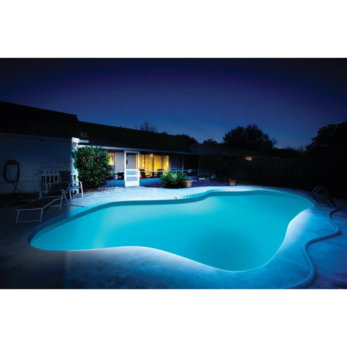 Silver Motion-Activated Solar LED Security Floodlight O42889