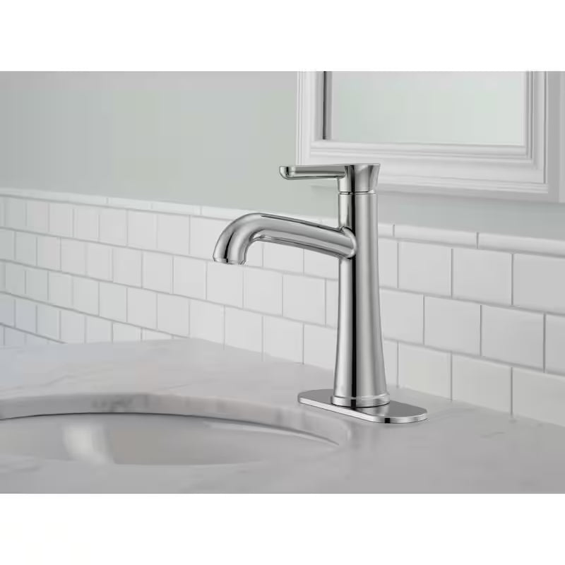 Single Handle Bathroom Faucet Polished Chrome E670