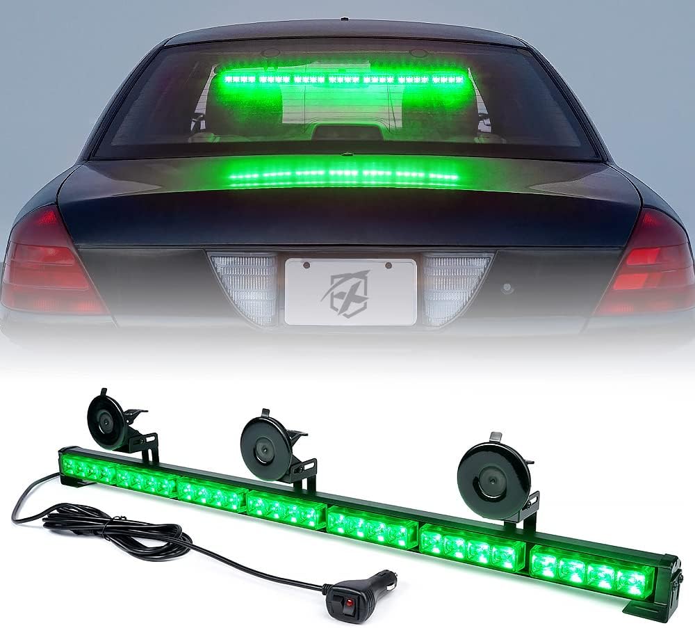Amber LED Emergency Traffic Advisor Strobe Light Bar E2968