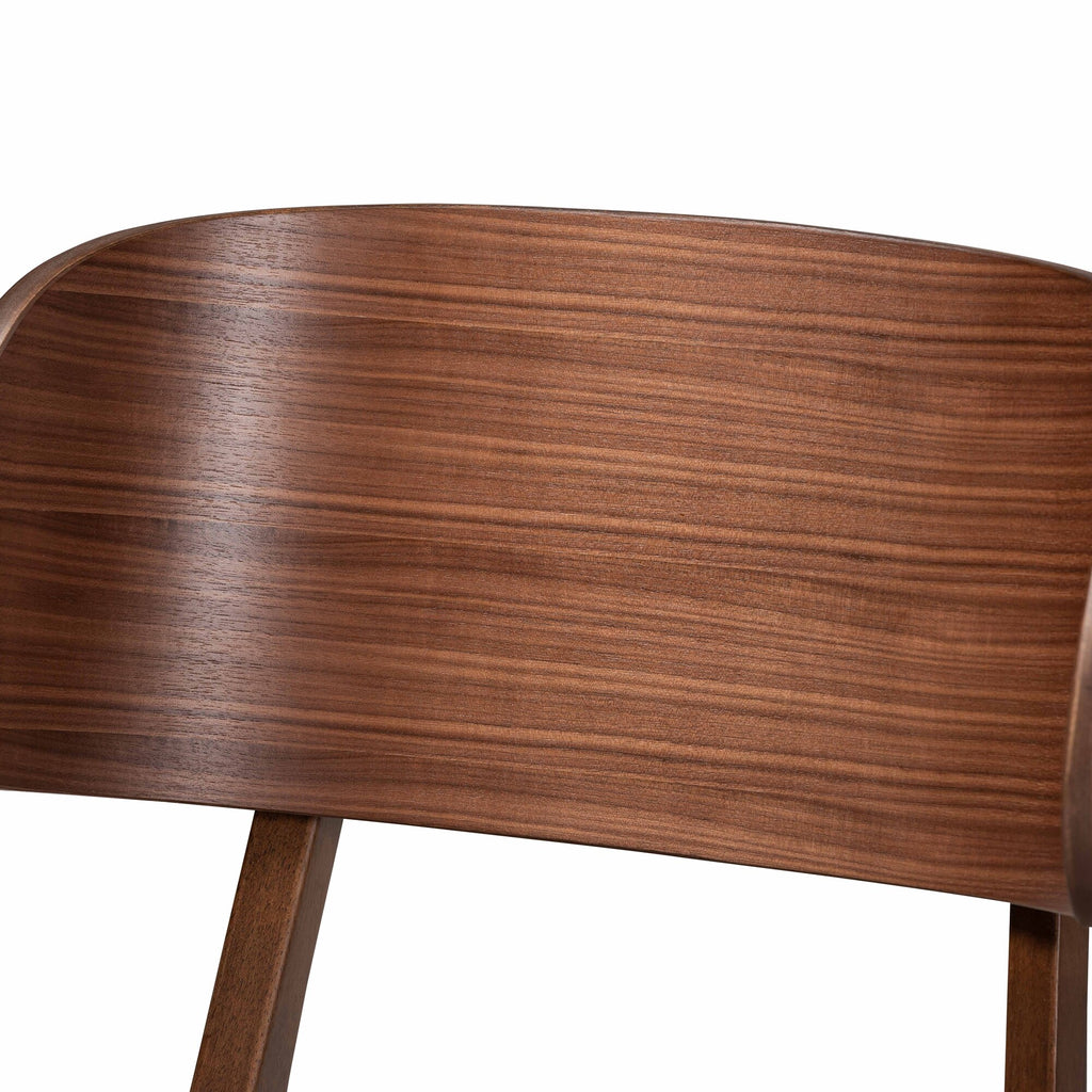 Beige Wood Dining Chair Set (2PCs) D7597
