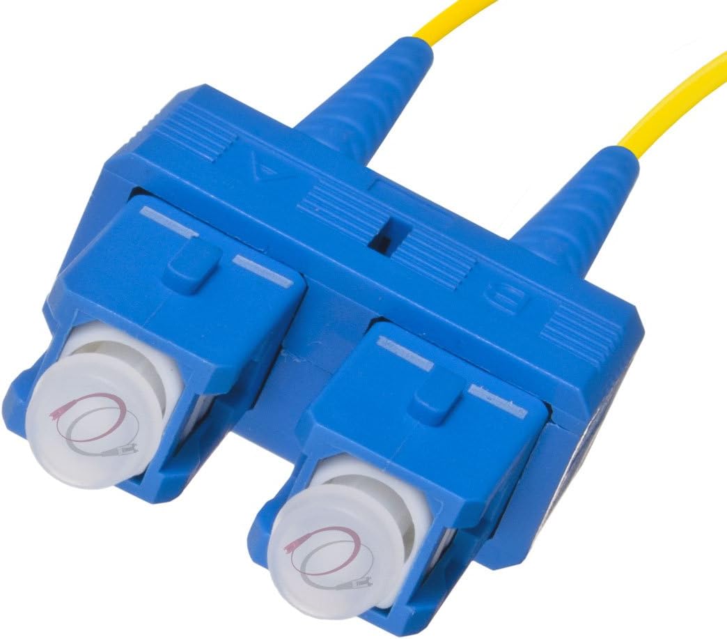 24 Pack 2M OS2 LC to SC Single Mode Fiber Patch Cables Q9698