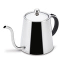 Stainless Steel Pour Over Teapot with Black Handle, 23-Ounce O737870