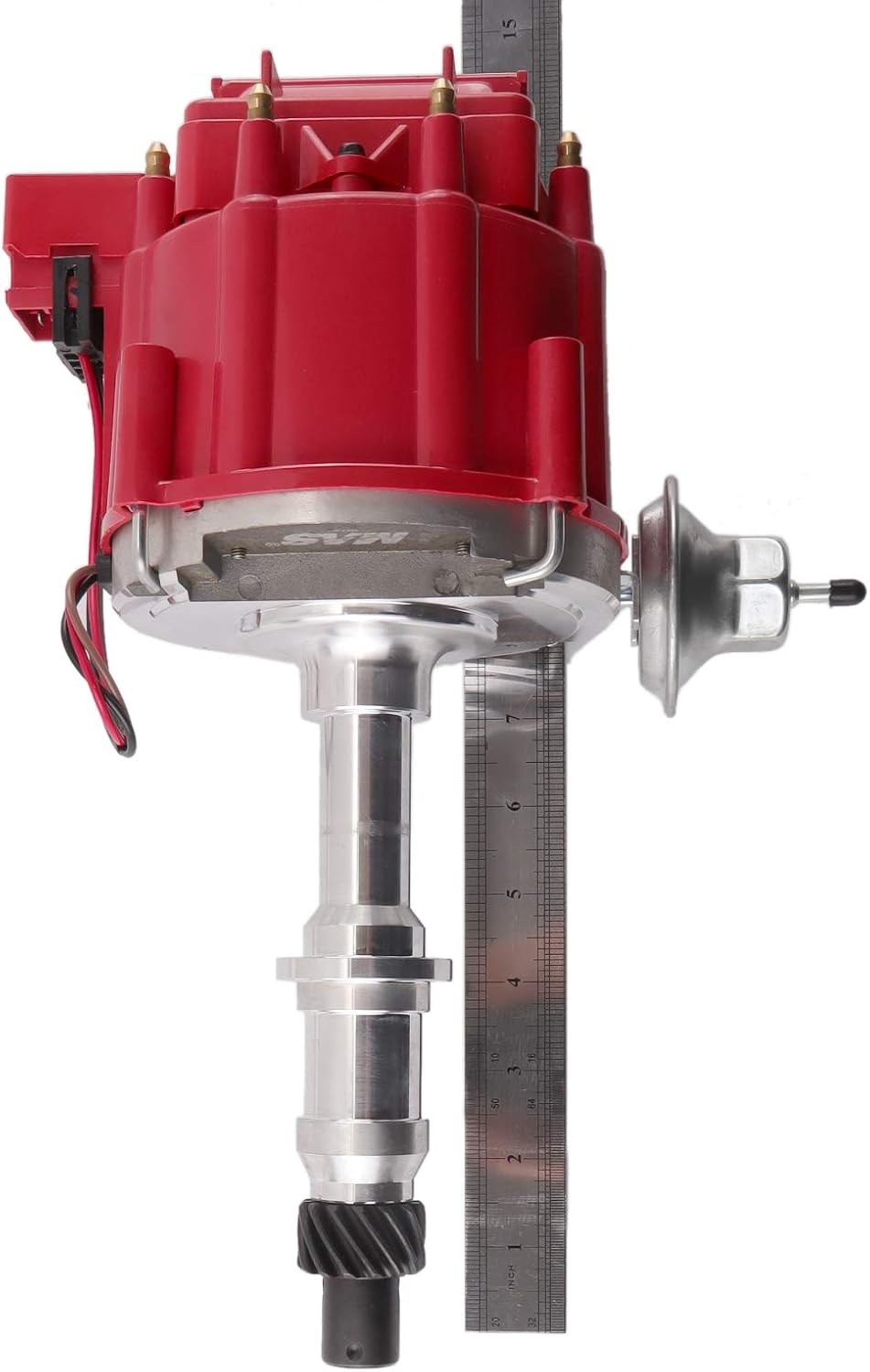 Ignition Distributor with Cap and Rotor Red Cap Pack of 2 K4070