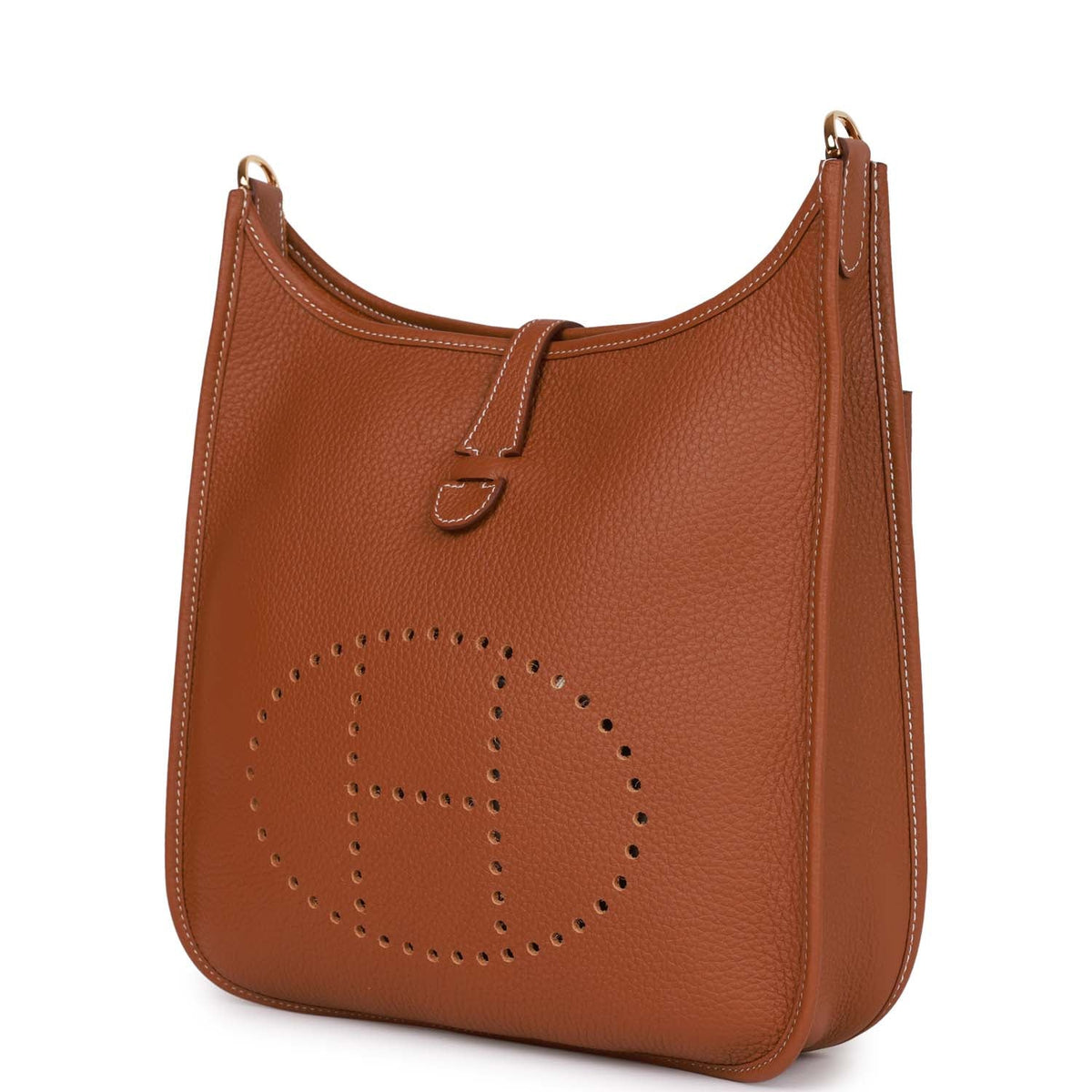 Gold Clemence Leather Bag X163561