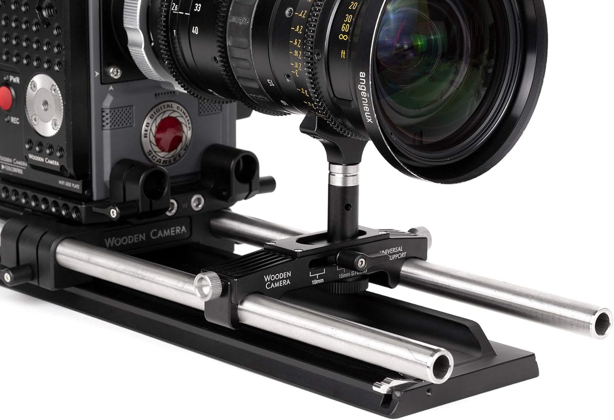 Universal Lens Support with Rolling Y-Bracket and Height Extension Posts L956