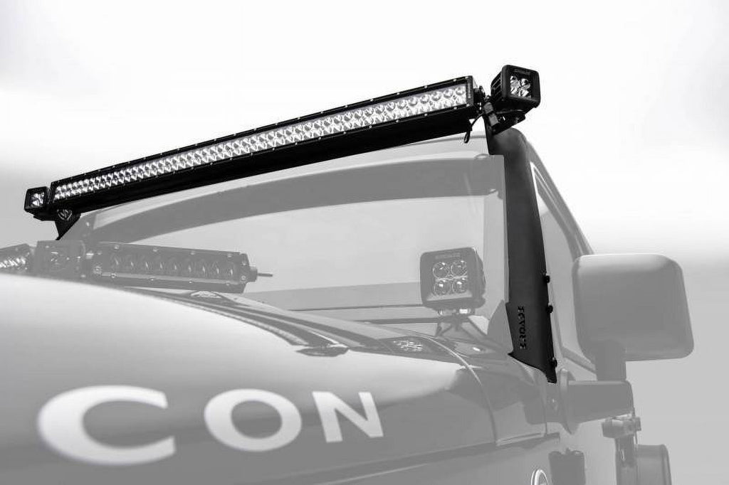 A Pillar Roof Single Bar 52" Mounts Straight D242