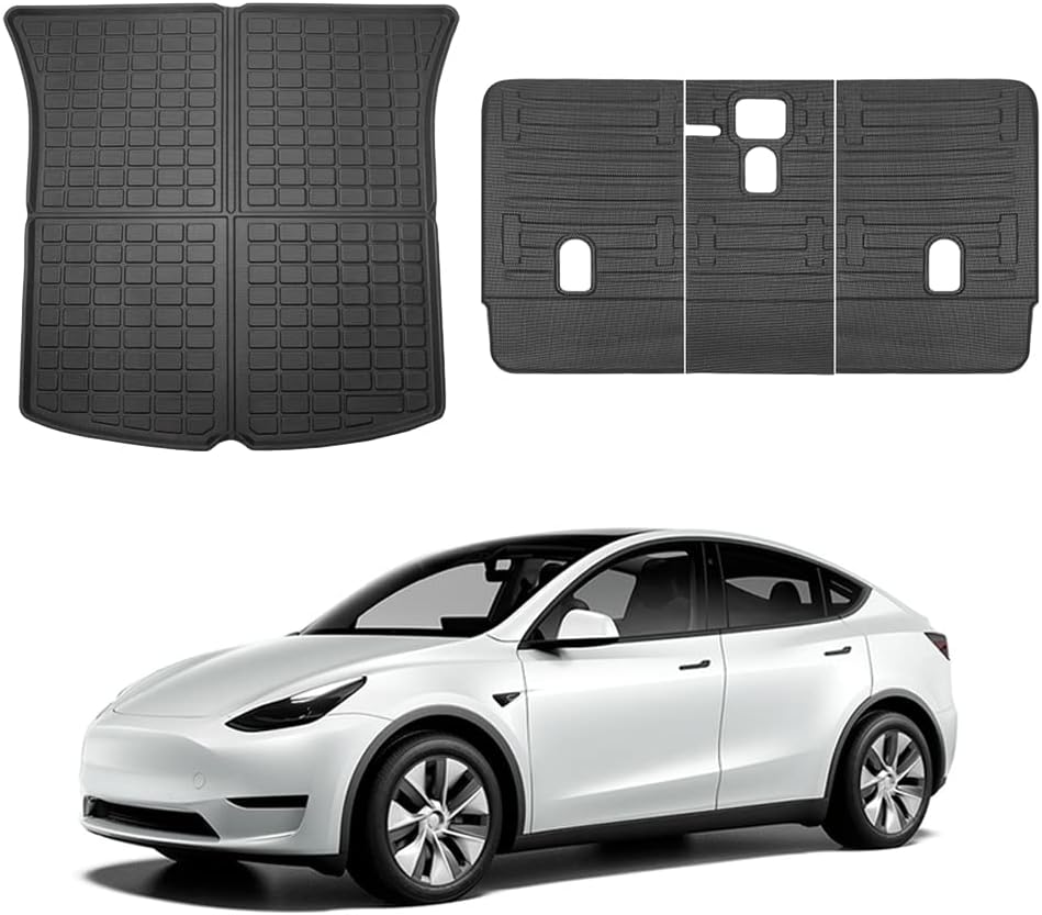 All Weather Cargo Liner Mat with Backrest Mats Set of 4 L2418