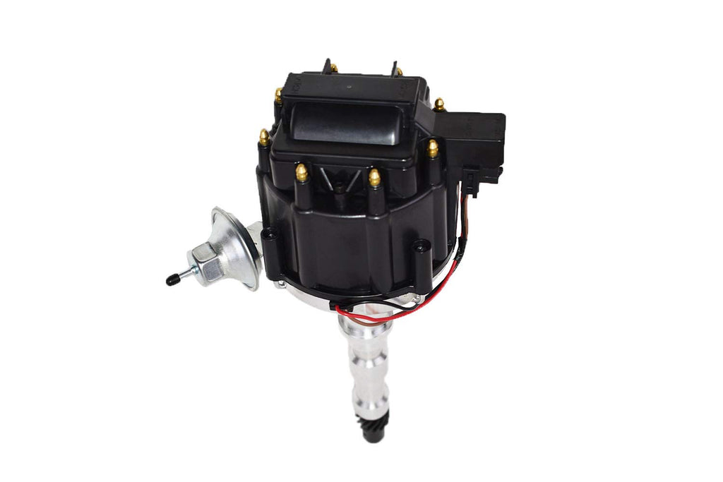 HEI Distributor, 8.0mm Spark Plug Wires, and Battery-Pigtail Harness Kit J96158