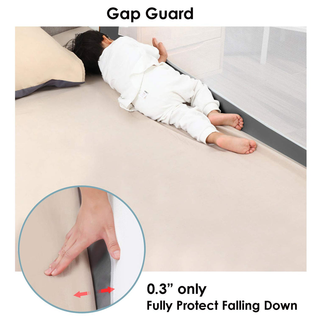 Toddler Bed Rail Guard with Double Lock K7511