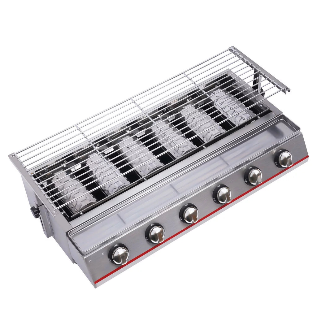 Stainless Steel 6 Burner Gas BBQ Grill I115