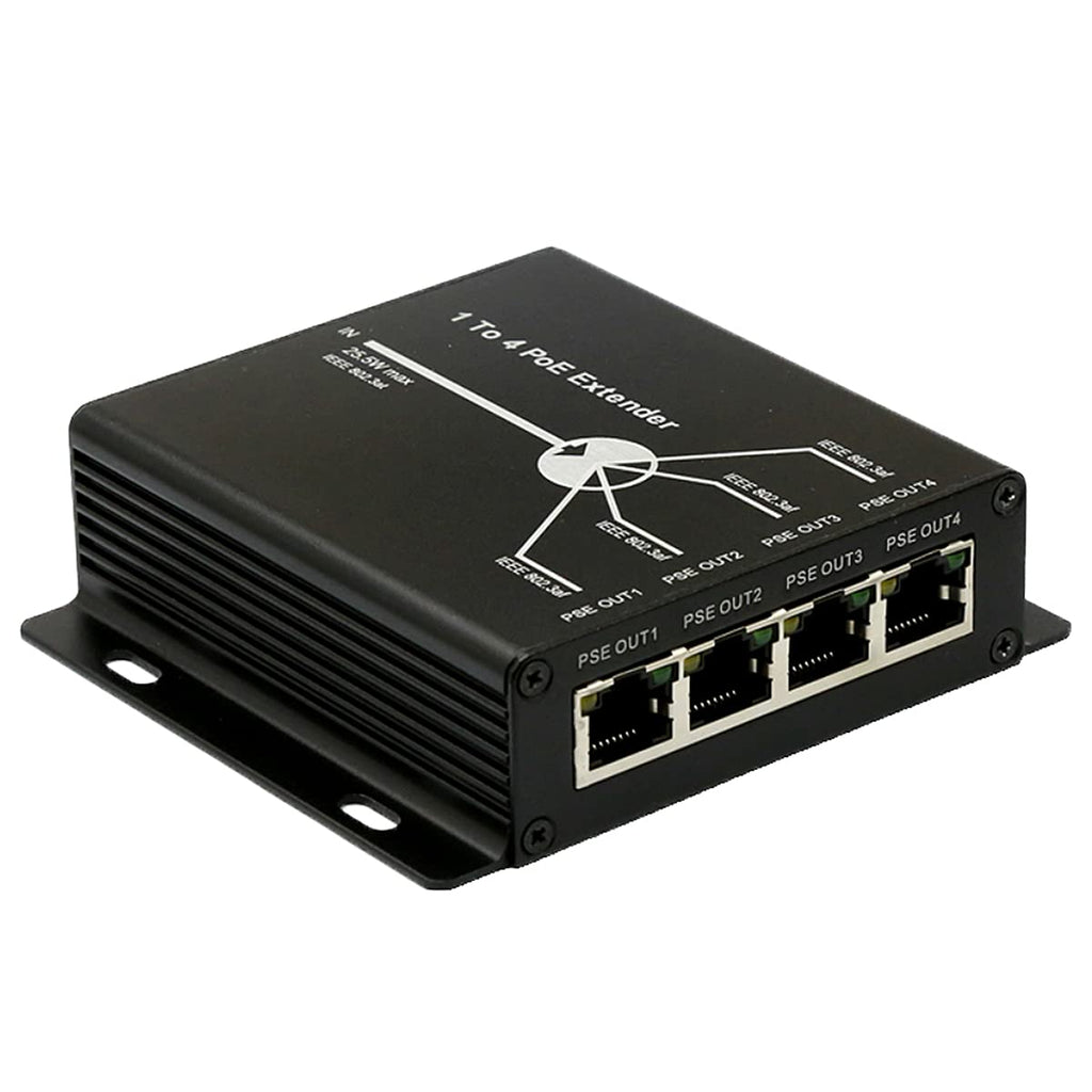 4 Port PoE Extender for IP Camera Ethernet Repeater W145514