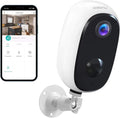 Wireless Rechargeable Battery Powered 1080P WiFi Security Camera with Night Vision, 2-Way Audio, IP65 Waterproof Z308260