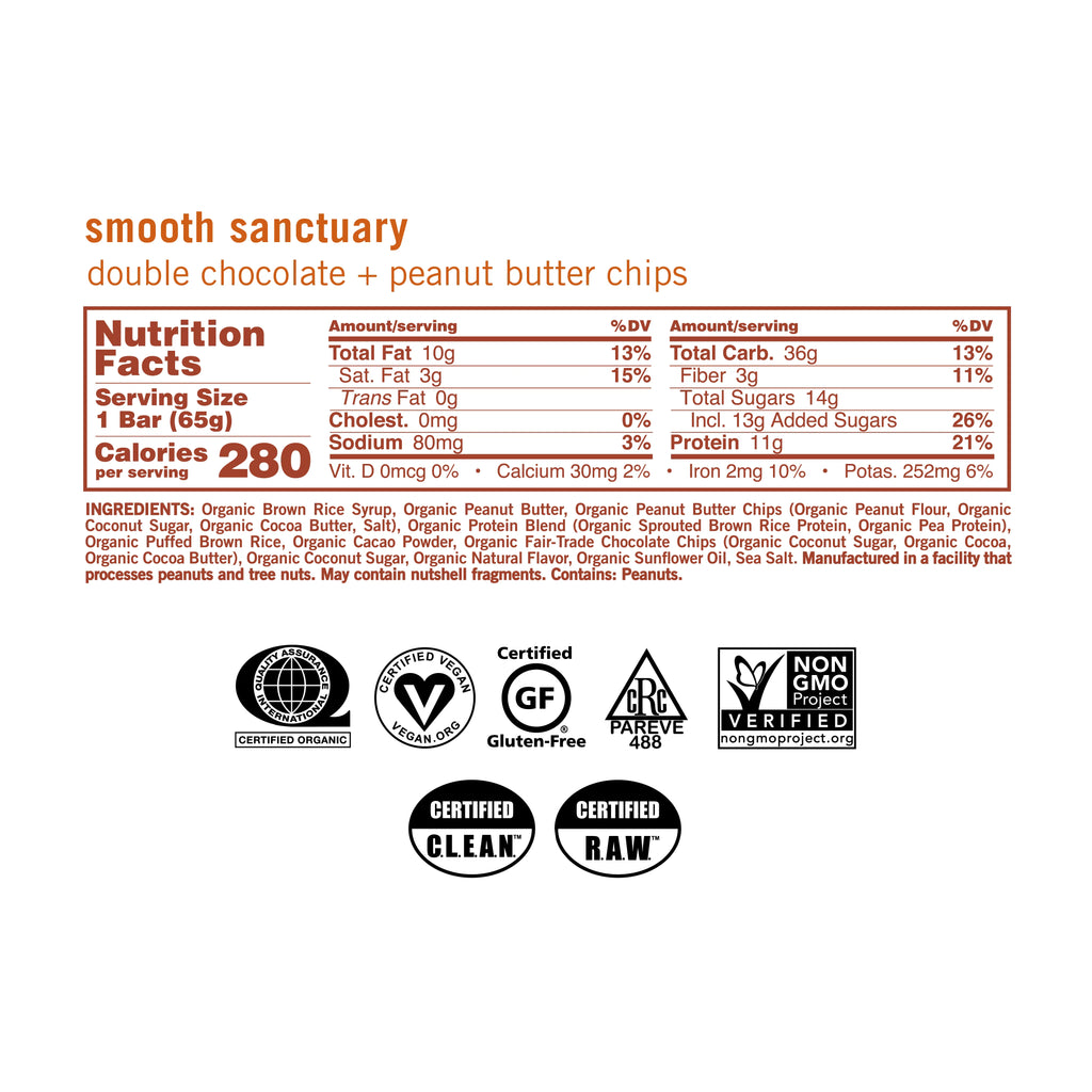 Organic Vegan Protein Bars, 4 ct D989