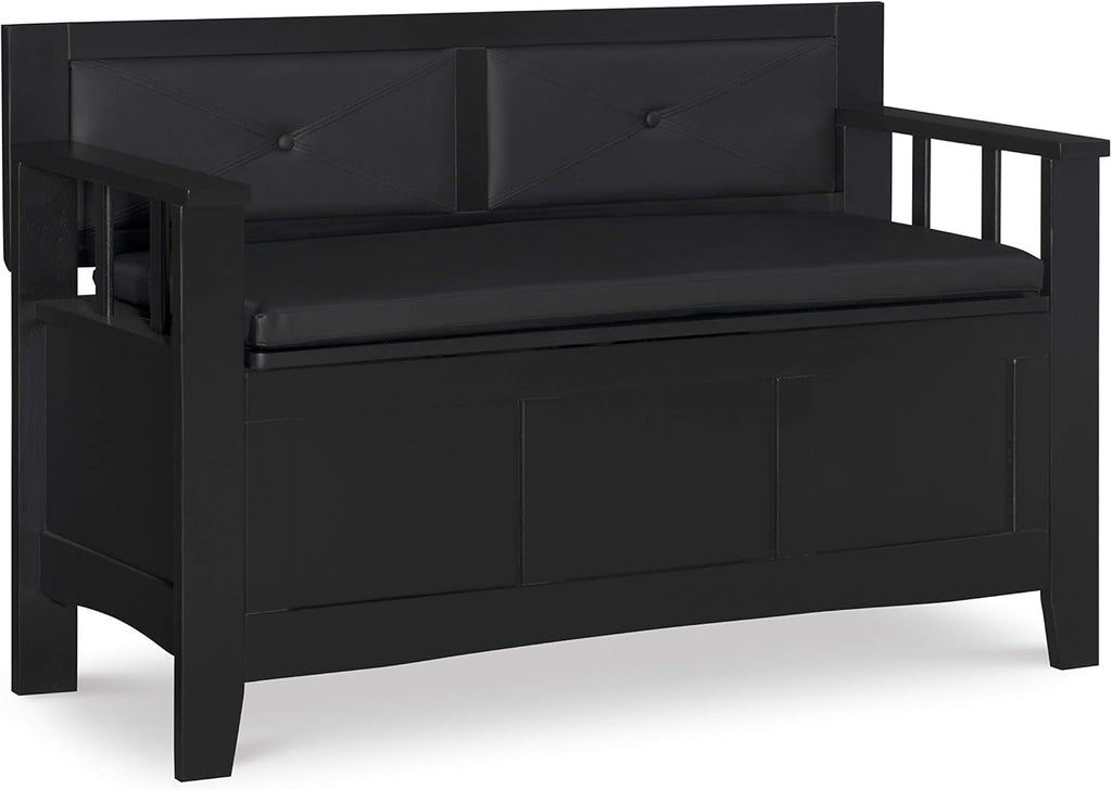 Black Padded Bench X50616