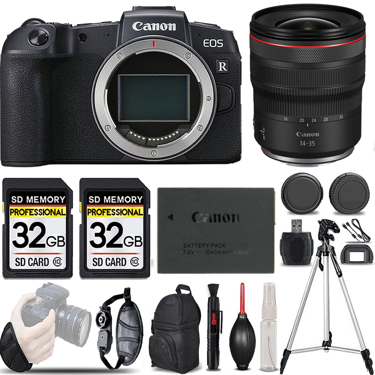 Canon EOS RP Mirrorless Camera with 14-35mm f/4 L IS USM Lens Q254