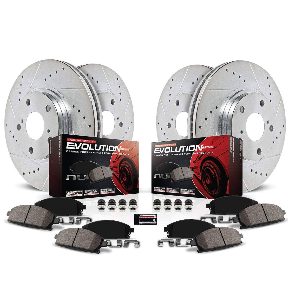 Front and Rear Z23 Evolution Sport Brake Kit N470