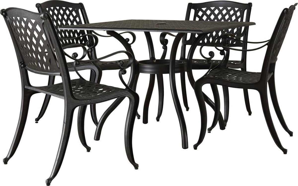 5 Piece Counter Height Metal Framed Dining Table Set G2957