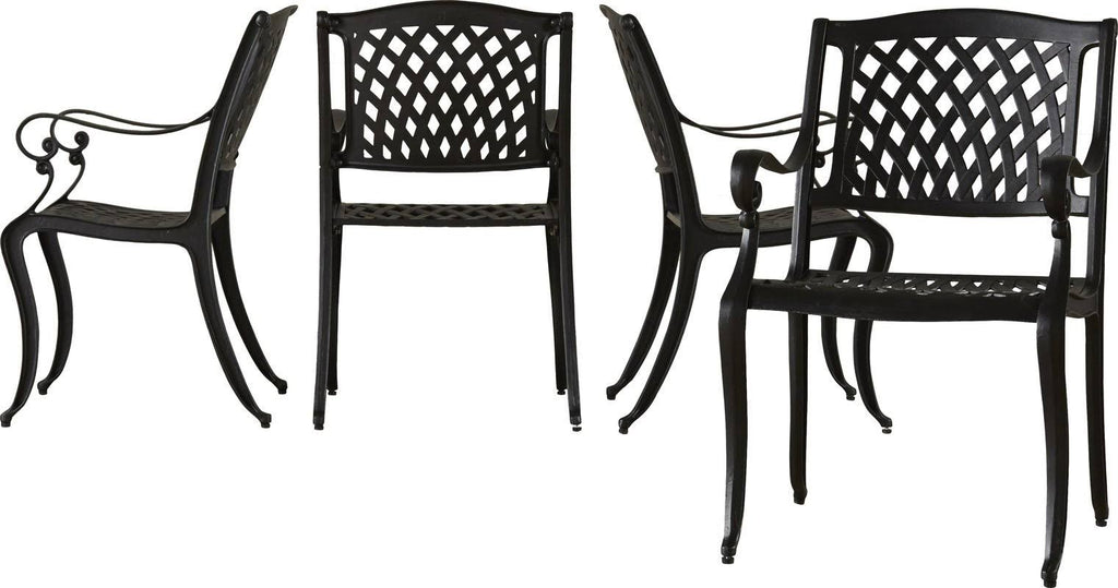 5 Piece Counter Height Metal Framed Dining Table Set G2957
