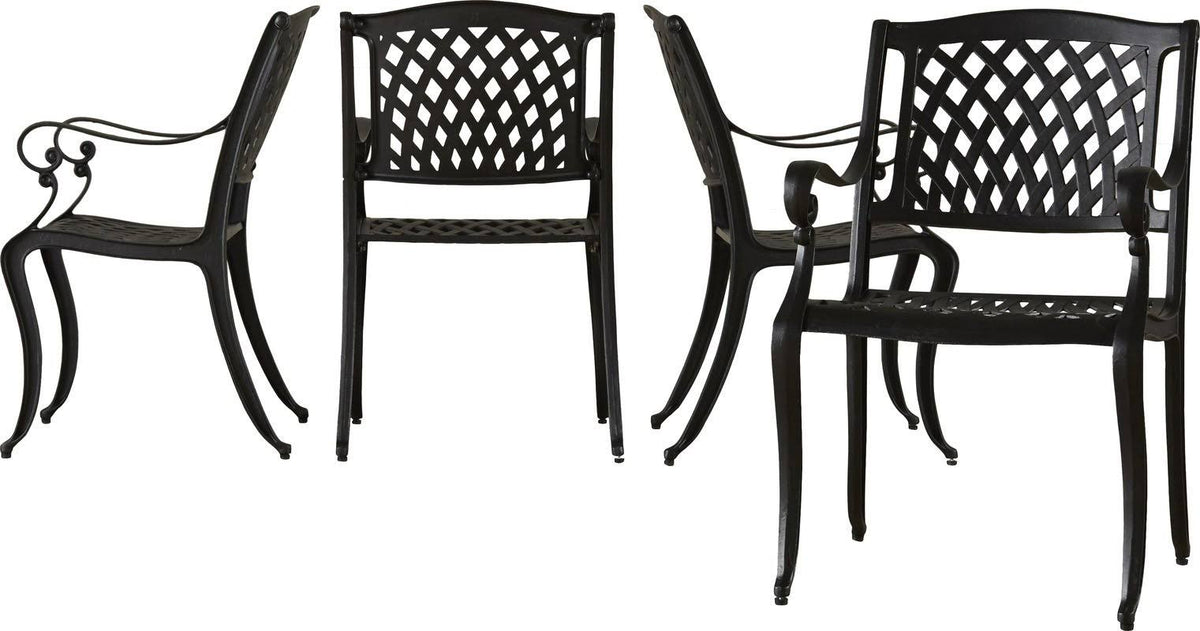 5 Piece Counter Height Metal Framed Dining Table Set G2957