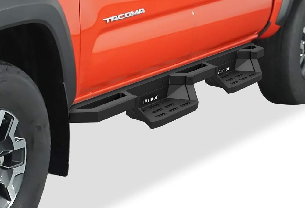 6.5in Nerf Bars Drop Steps Rocker Guards for Toyota Tacoma Double Cab Crew Cab S3143