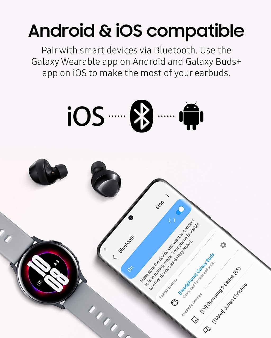 Black True Wireless Earbud Headphones G9982