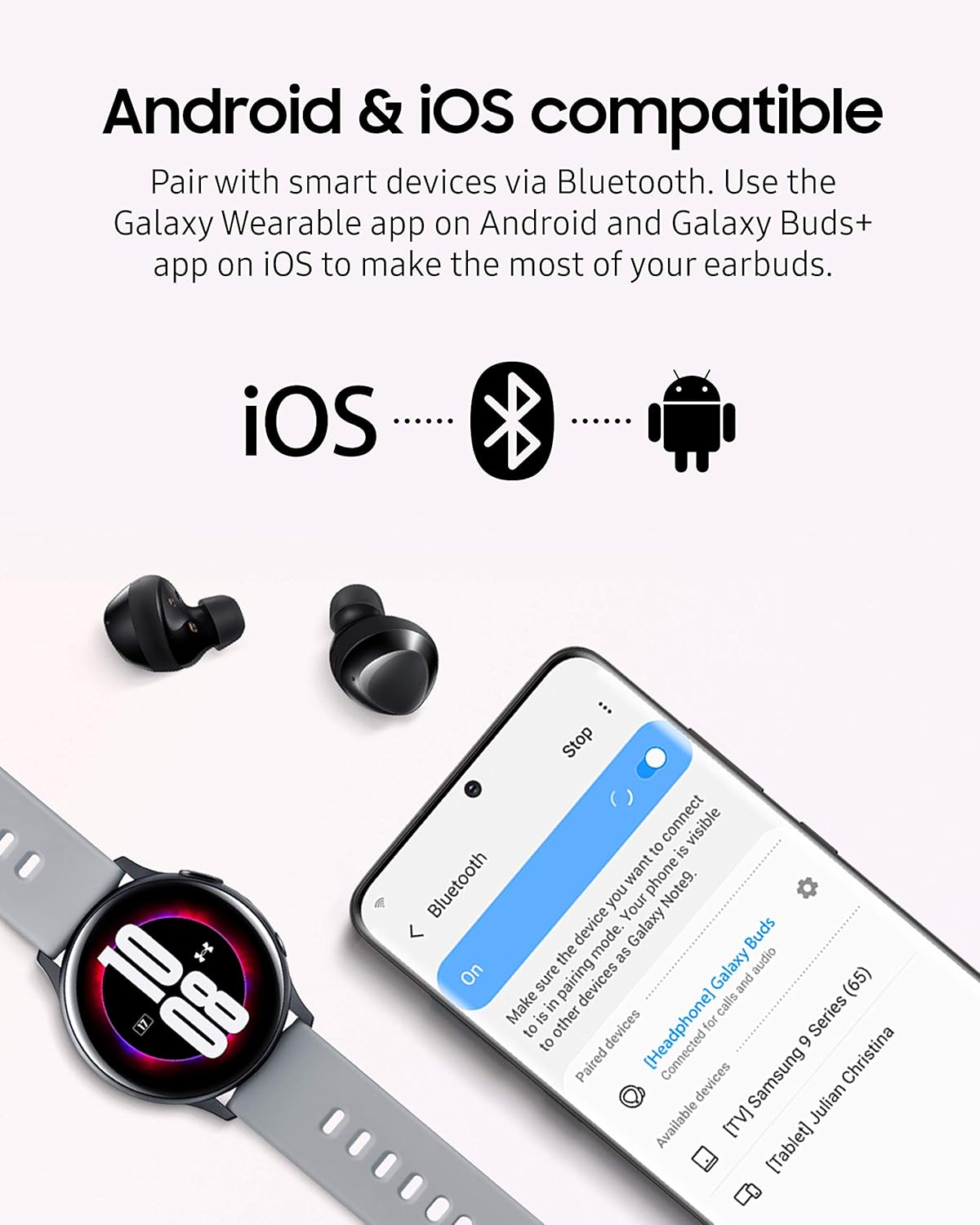 Black True Wireless Earbud Headphones G9982