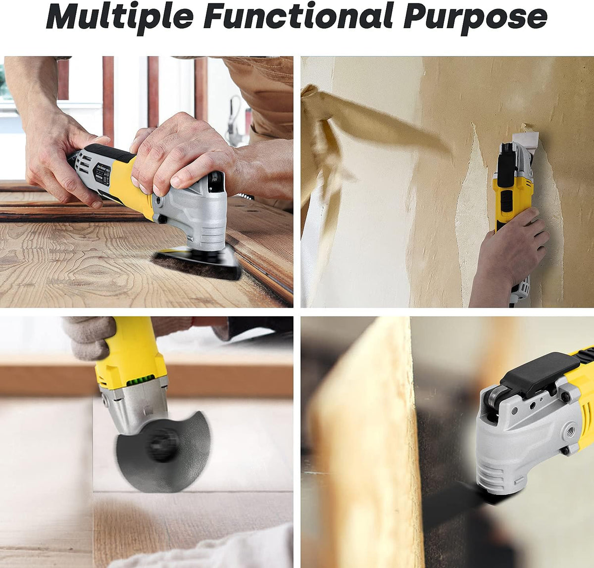 Oscillating Multitool with 6 Variable Speeds and 28pcs Accessories and Carrying Bag P29764
