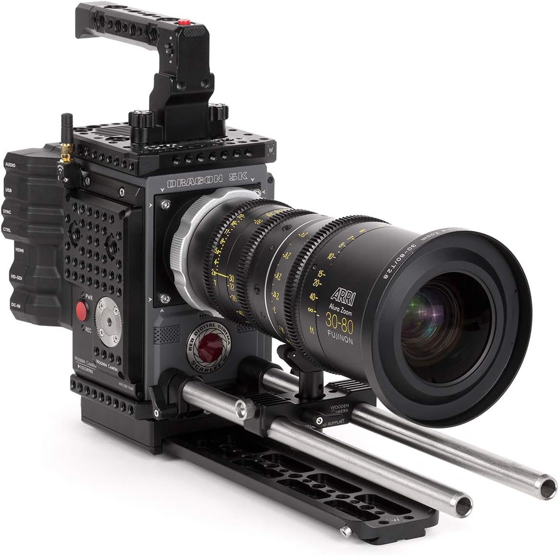 Universal Lens Support with Rolling Y-Bracket and Height Extension Posts L956