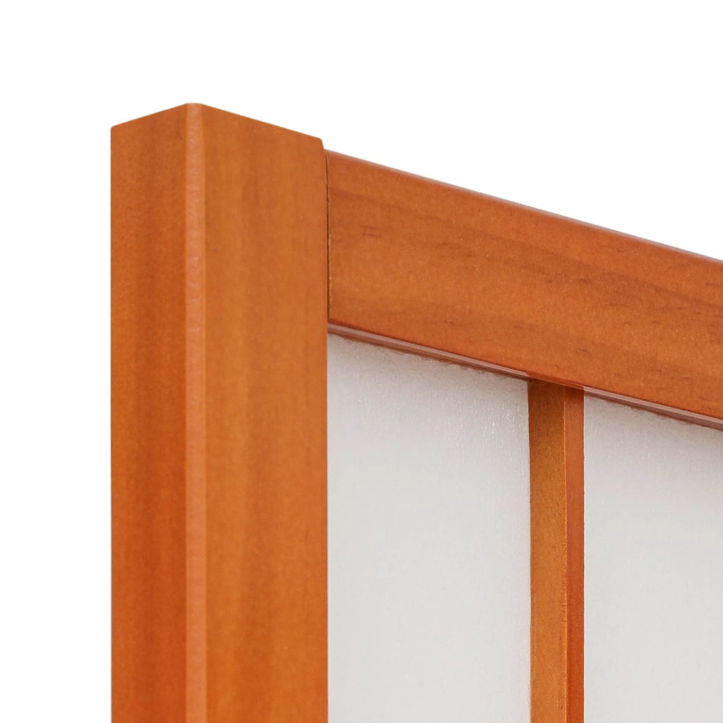 5.8 ft Tall 4 Panel Wood Room Divider W695092