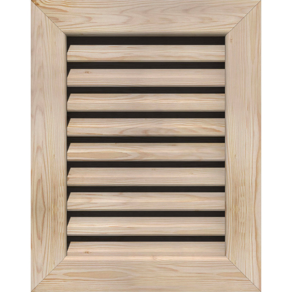 Vertical Gable Vent Unfinished B359