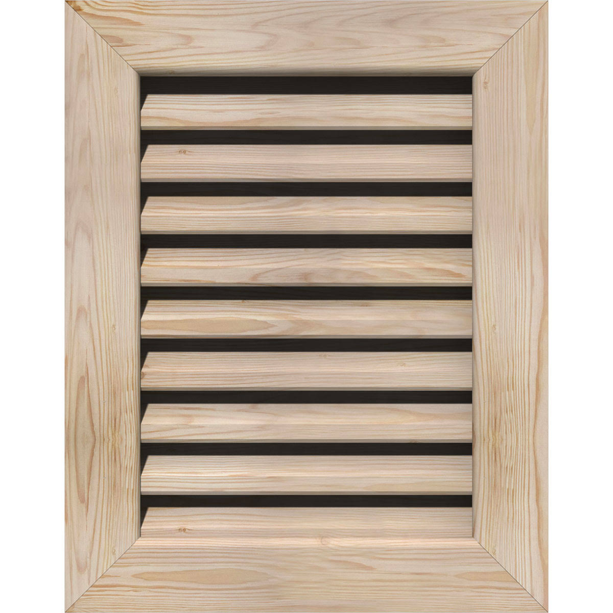 Vertical Gable Vent Unfinished B359