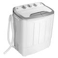 Portable Semi-Automatic Twin Tub Wash Machine Black P414043