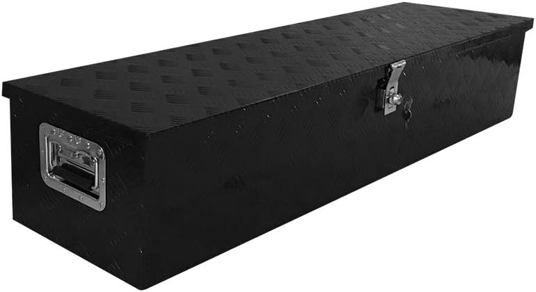 Black Aluminum Truck Bed Storage Toolbox T71211