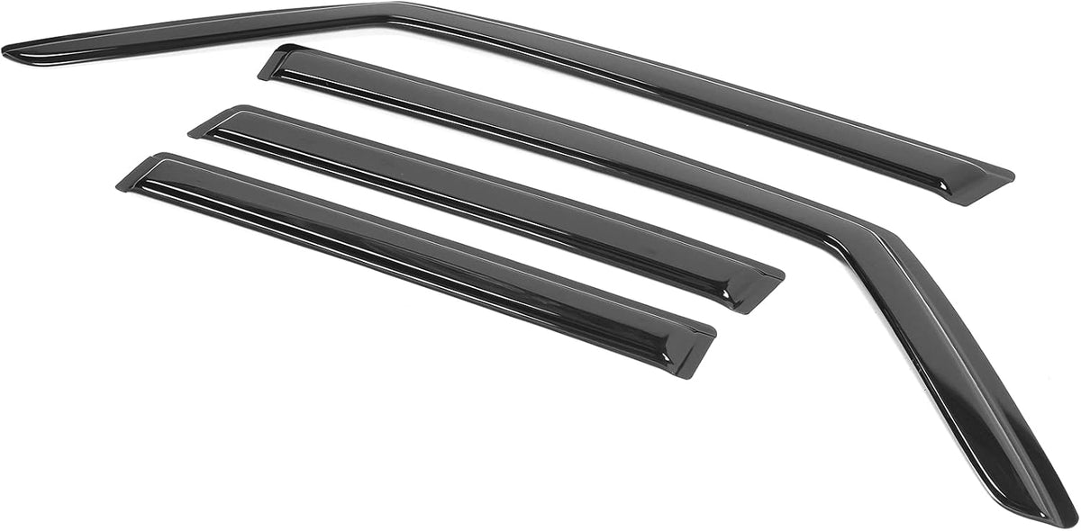 Slim Tinted Acrylic Wind Sun Rain Guard Pack of 2 X924232