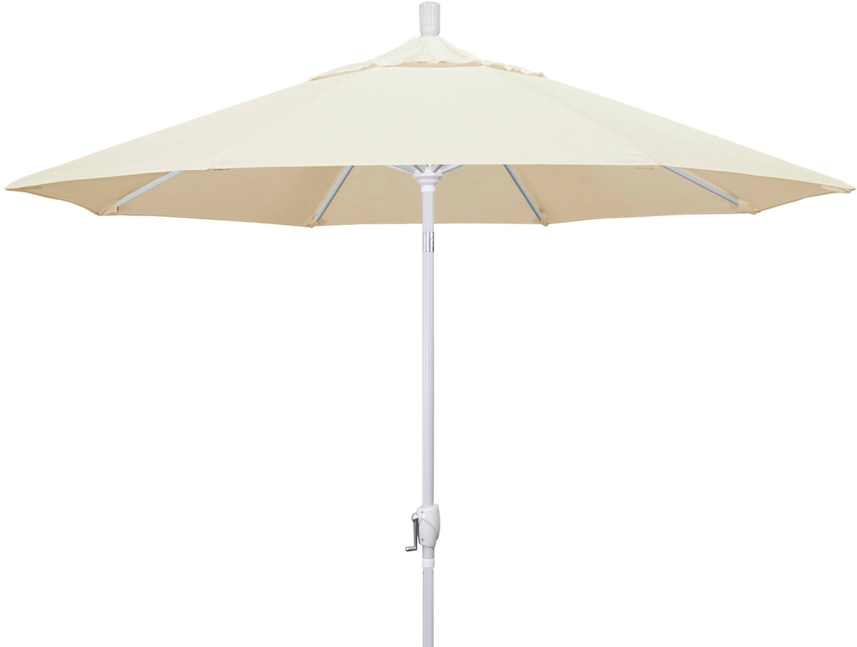 Matted White Canvas Market Umbrella K104