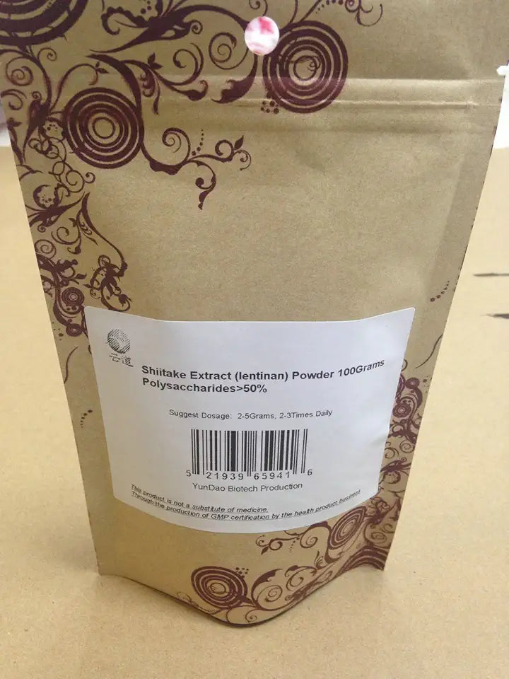 Shiitake Mushroom Extract Powder 100 Grams I915