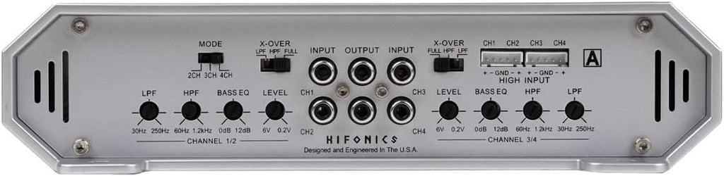 4-Channel 1000-Watt Car Audio Amplifier V605