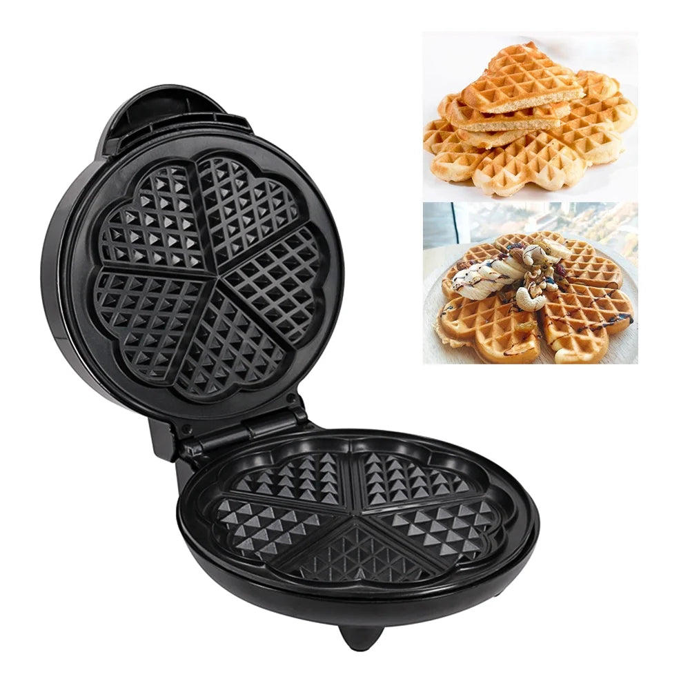 1000W Heart-Shaped Waffle Maker N15538