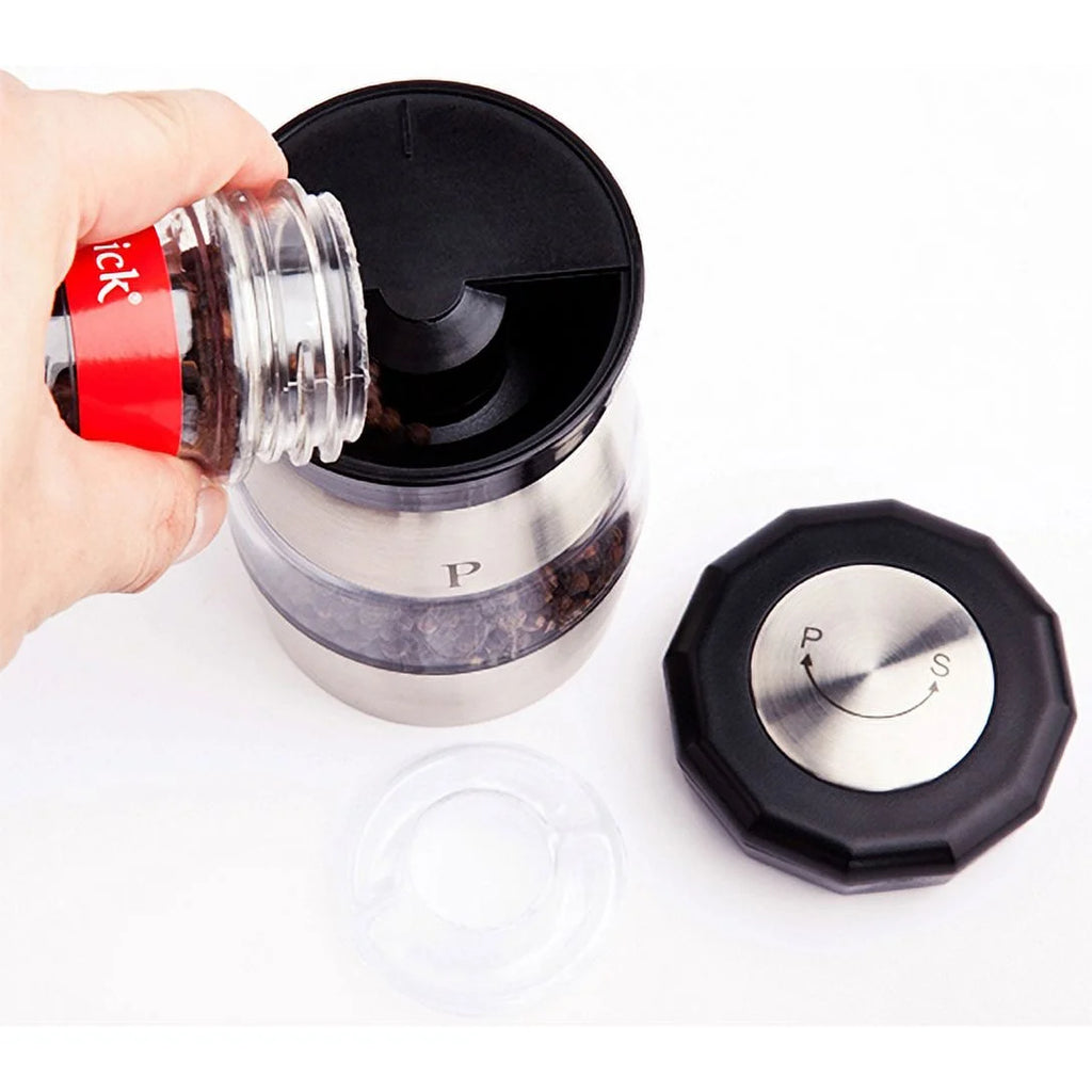 Salt and Pepper Mill and Grinder in Stainless Steel D18817