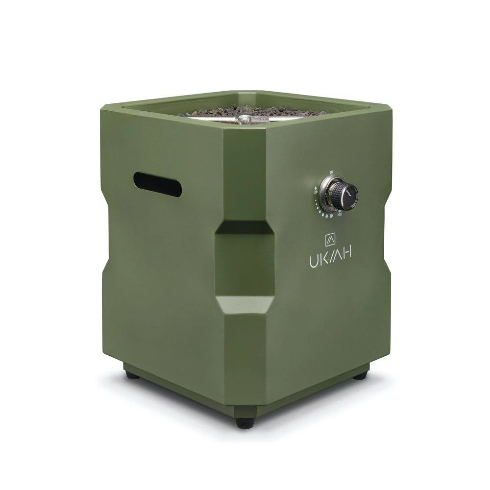 Green Portable Propane Fire Pit H7757
